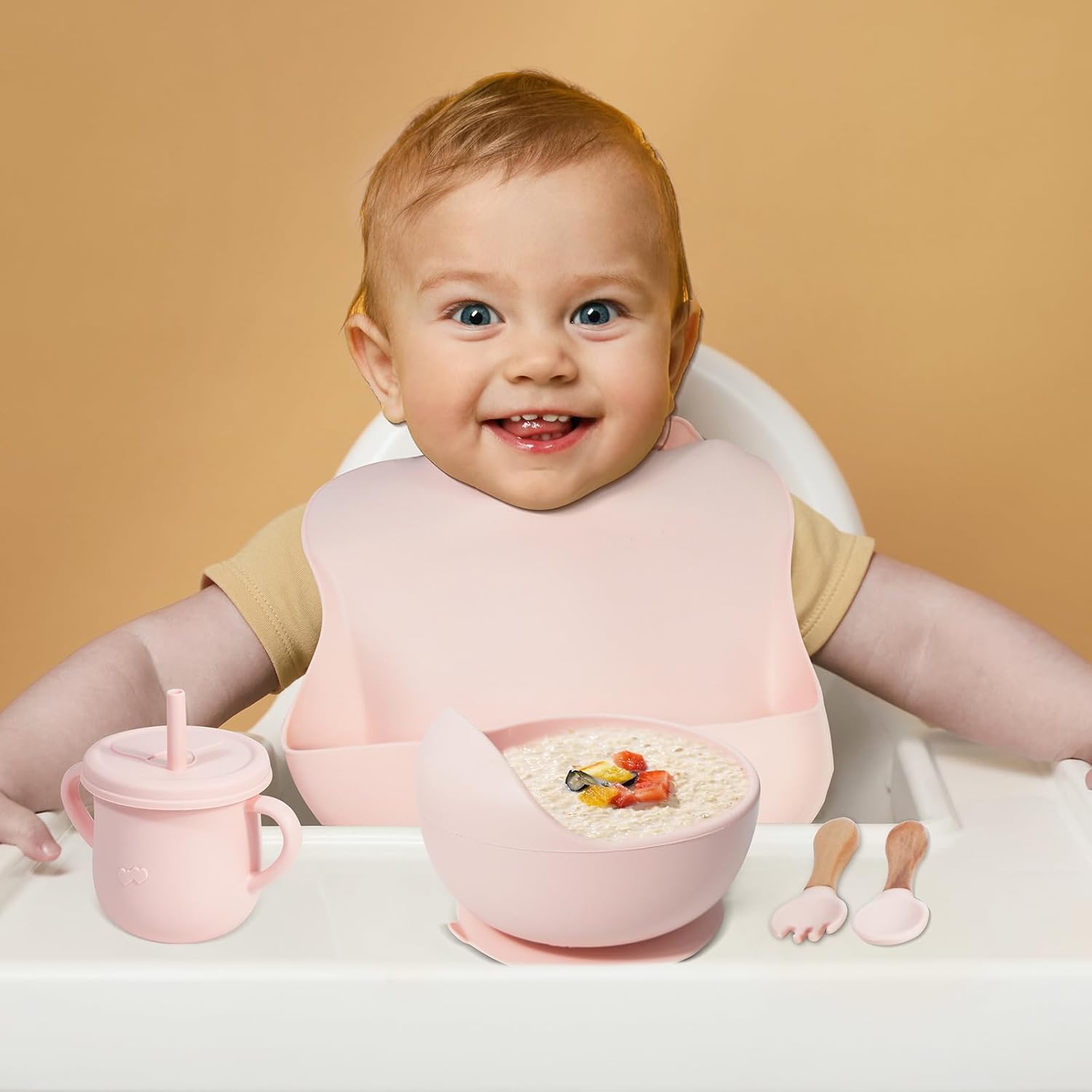 Set de Alimentación para Bebé de Silicona