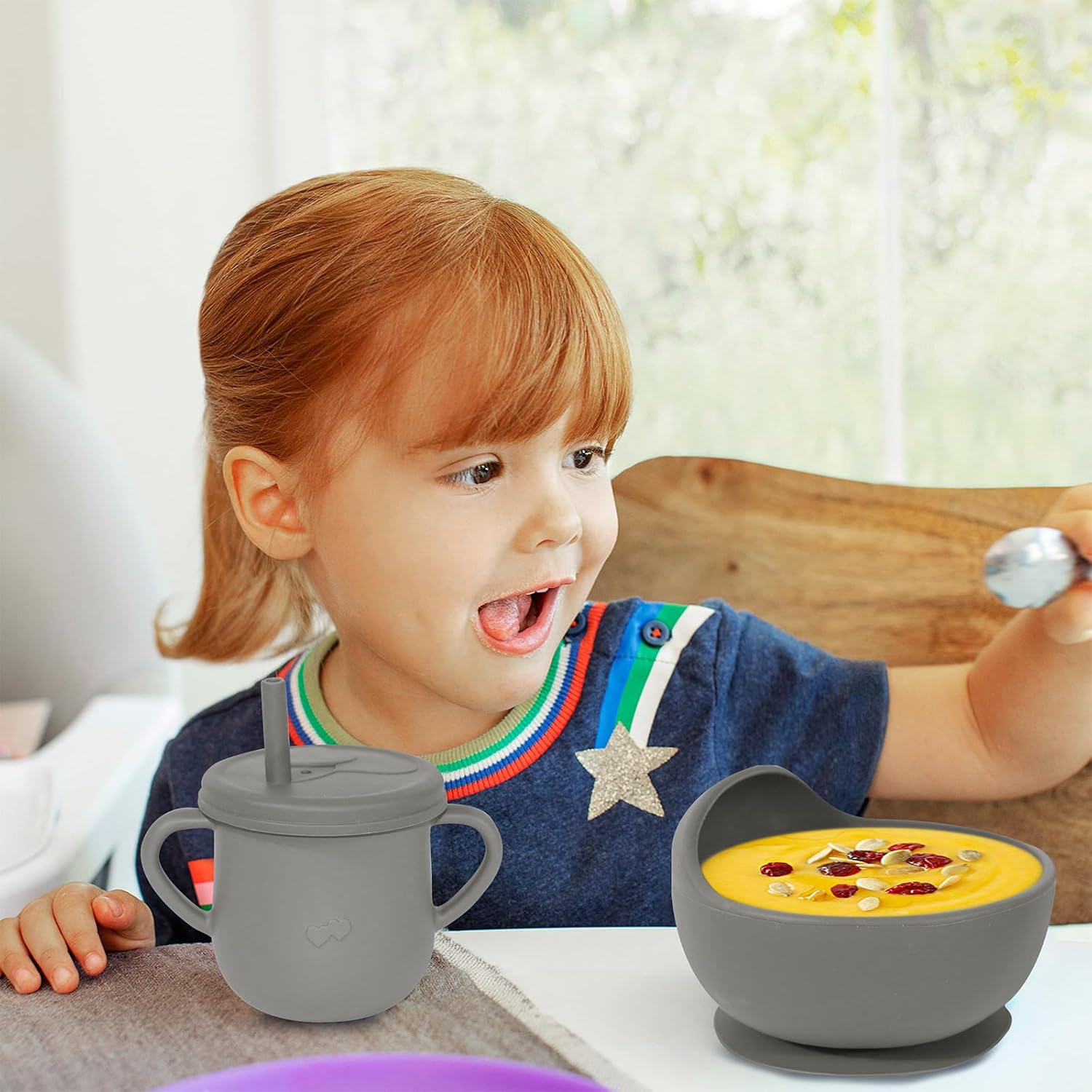 Set de Alimentación para Bebé de Silicona