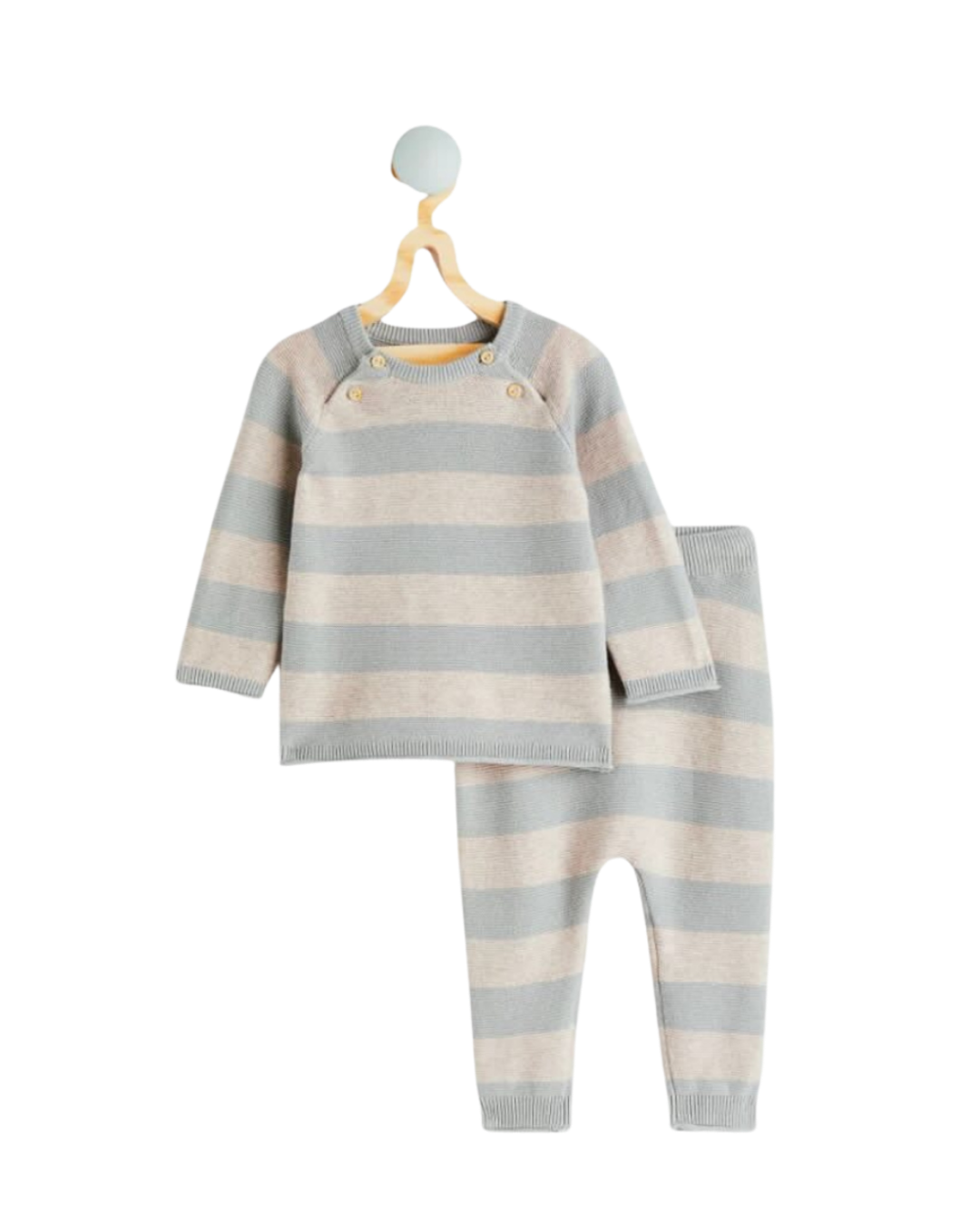 Conjunto de Suéter de Rayas para Bebé